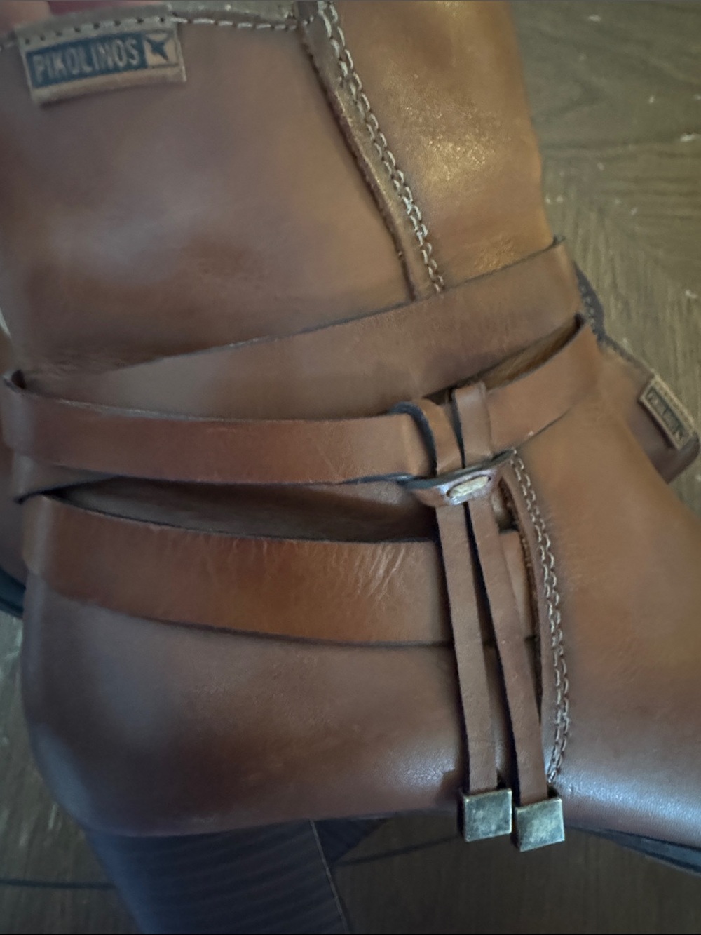 Pikolinos Verona Tasseled Brown Leather Ankle Boot Size EU 36 5.5 6 US Like New - Picture 9 of 13